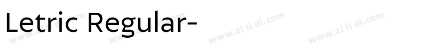 Letric Regular字体转换 Letric Regular字体转换